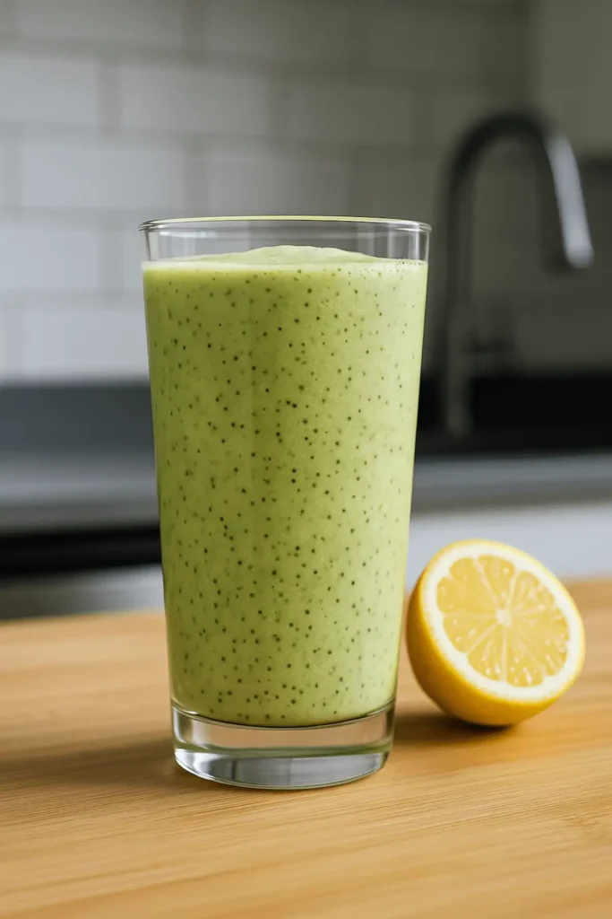 Mounjaro weight loss smoothie with avocado and chia