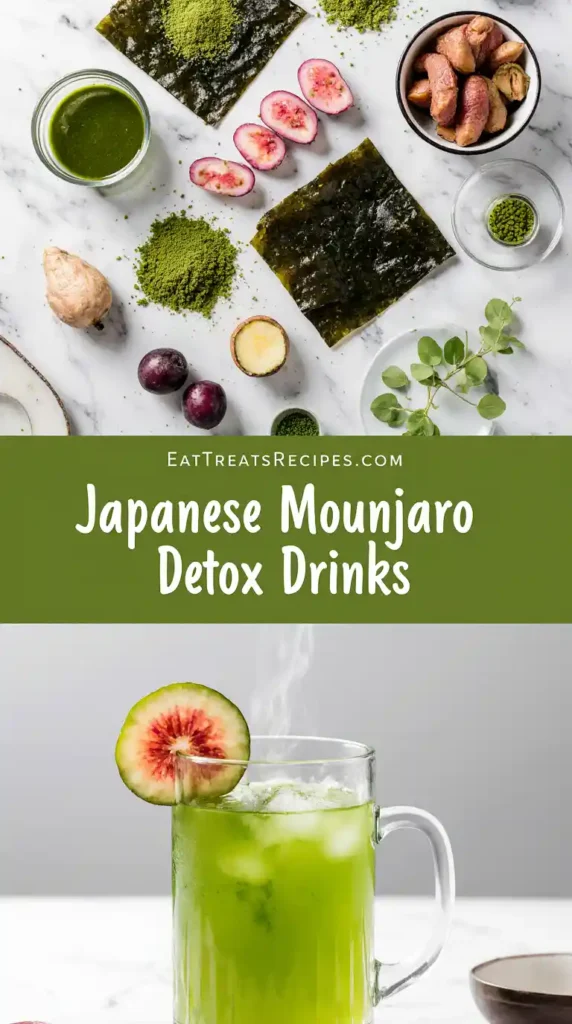 Natural Mounjaro Recipe with Kombu, Ginger and Matcha