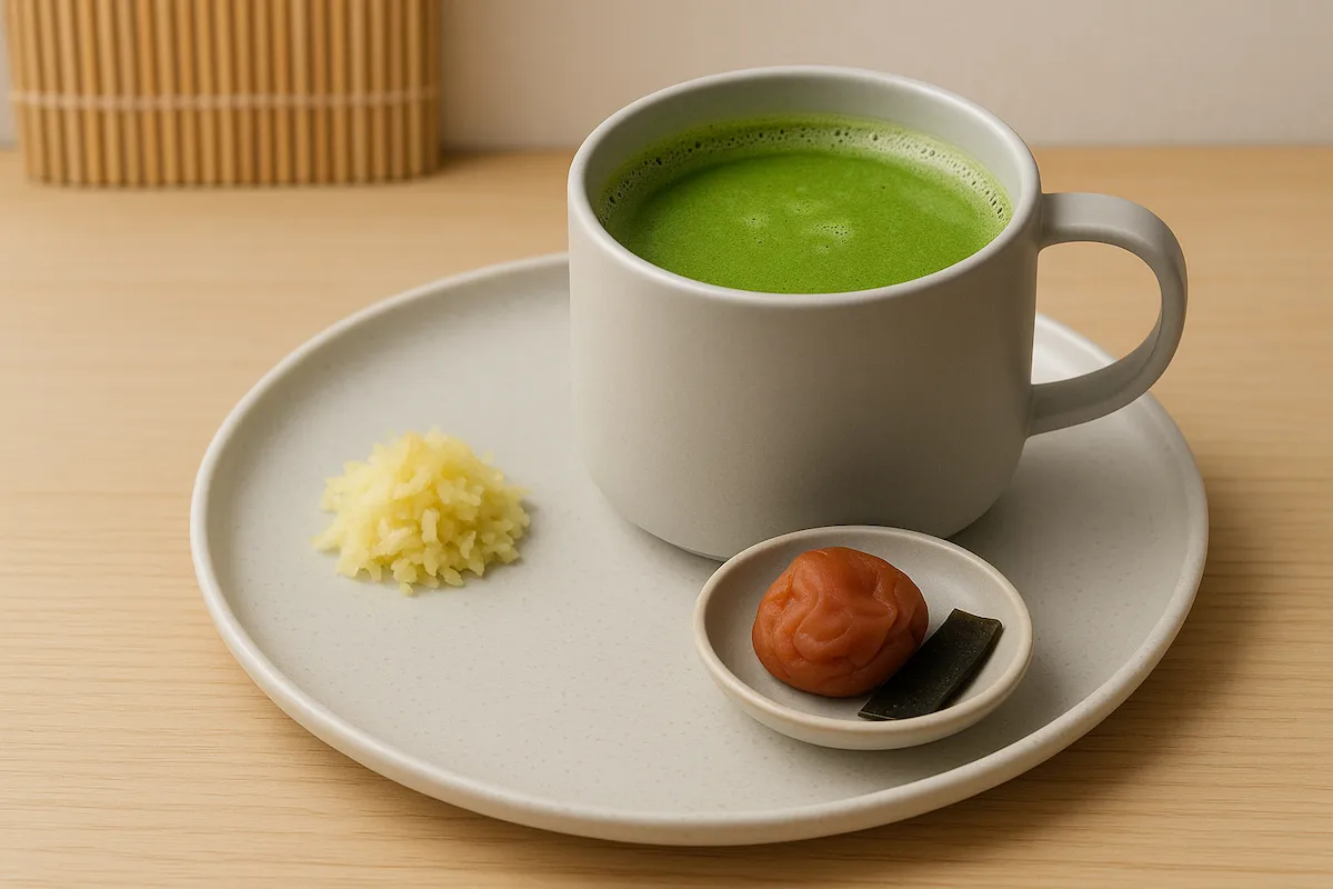 Japanese Mounjaro Recipe detox drink with matcha and kombu