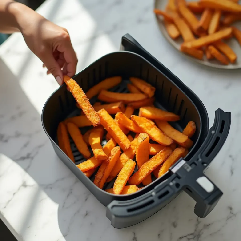 How to cook frozen sweet potato fries in air fryer