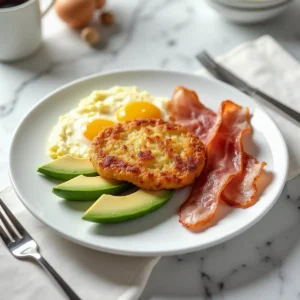 Crispy golden hash browns straight from the air fryer