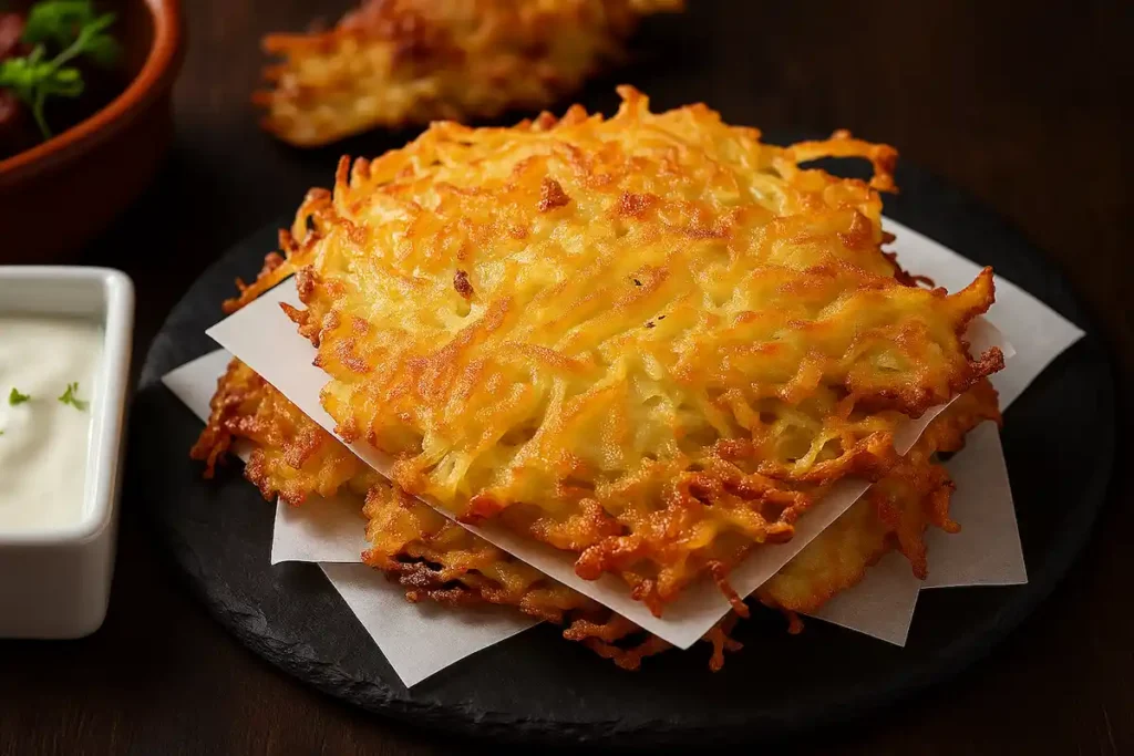 crispy frozen hash browns in air fryer basket