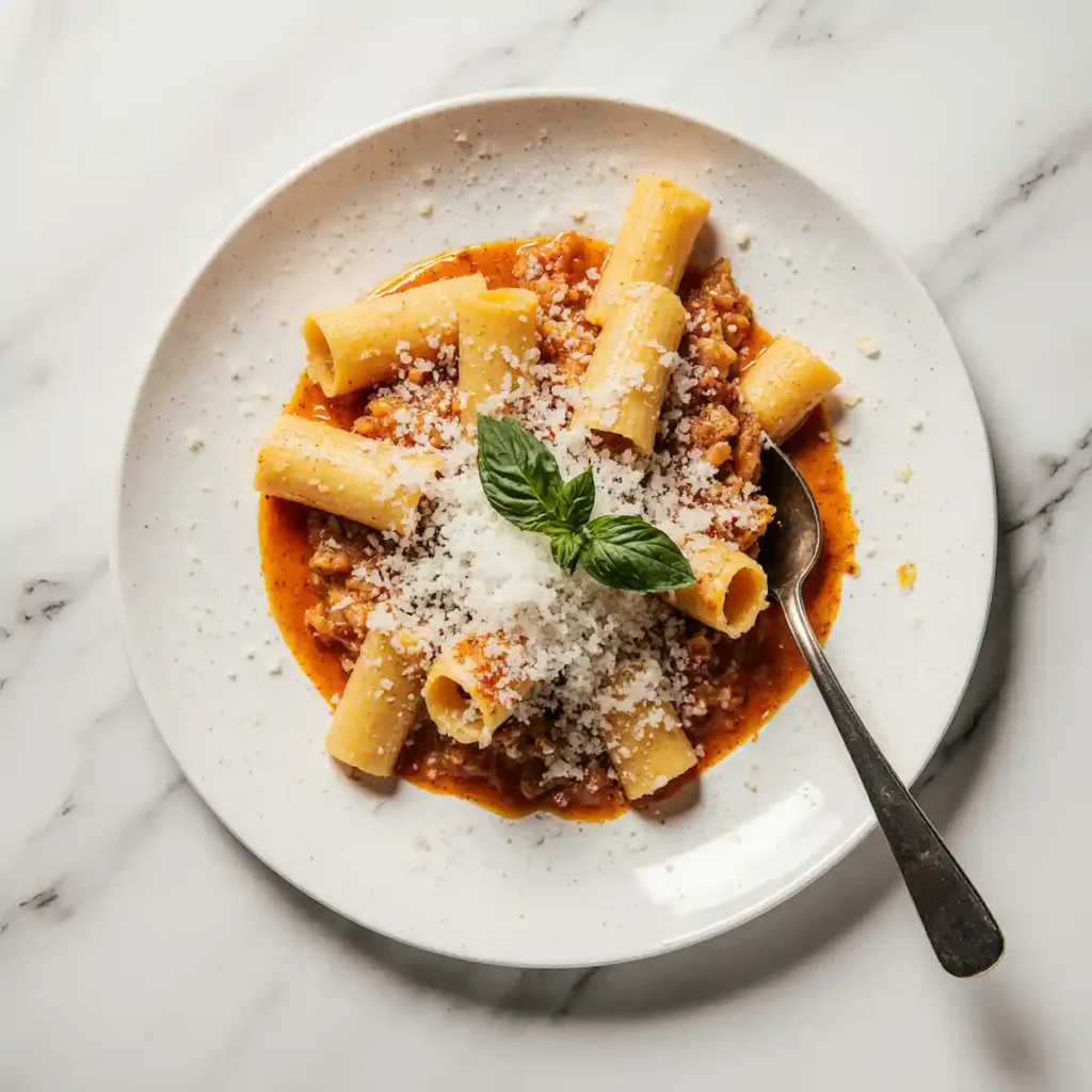 mannacote Baked with cheese and basil in a ceramic dish