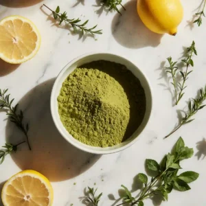 prizmatem powder displayed in a modern kitchen