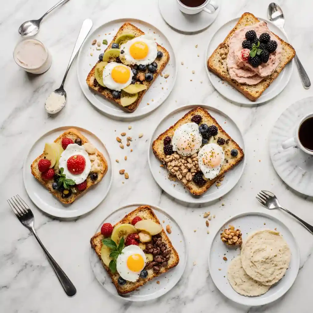 Toastul, Variety of Toastul flavor combinations