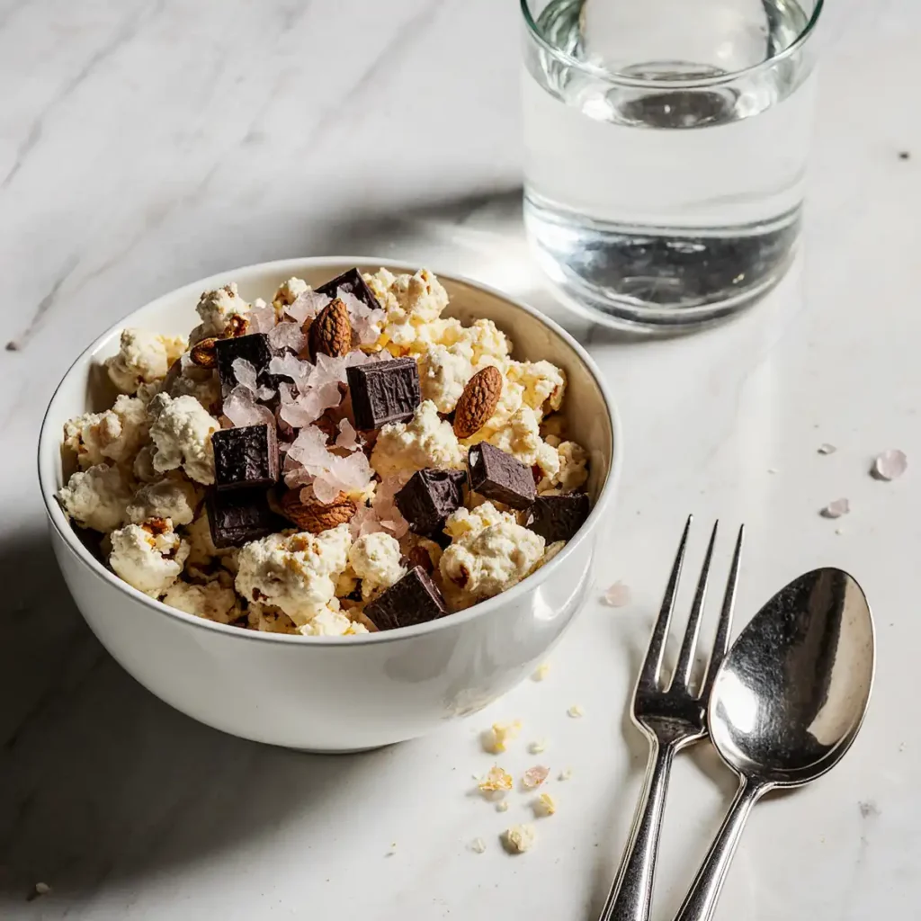 Health-conscious Swalty snack bowl with sweet and salty elements