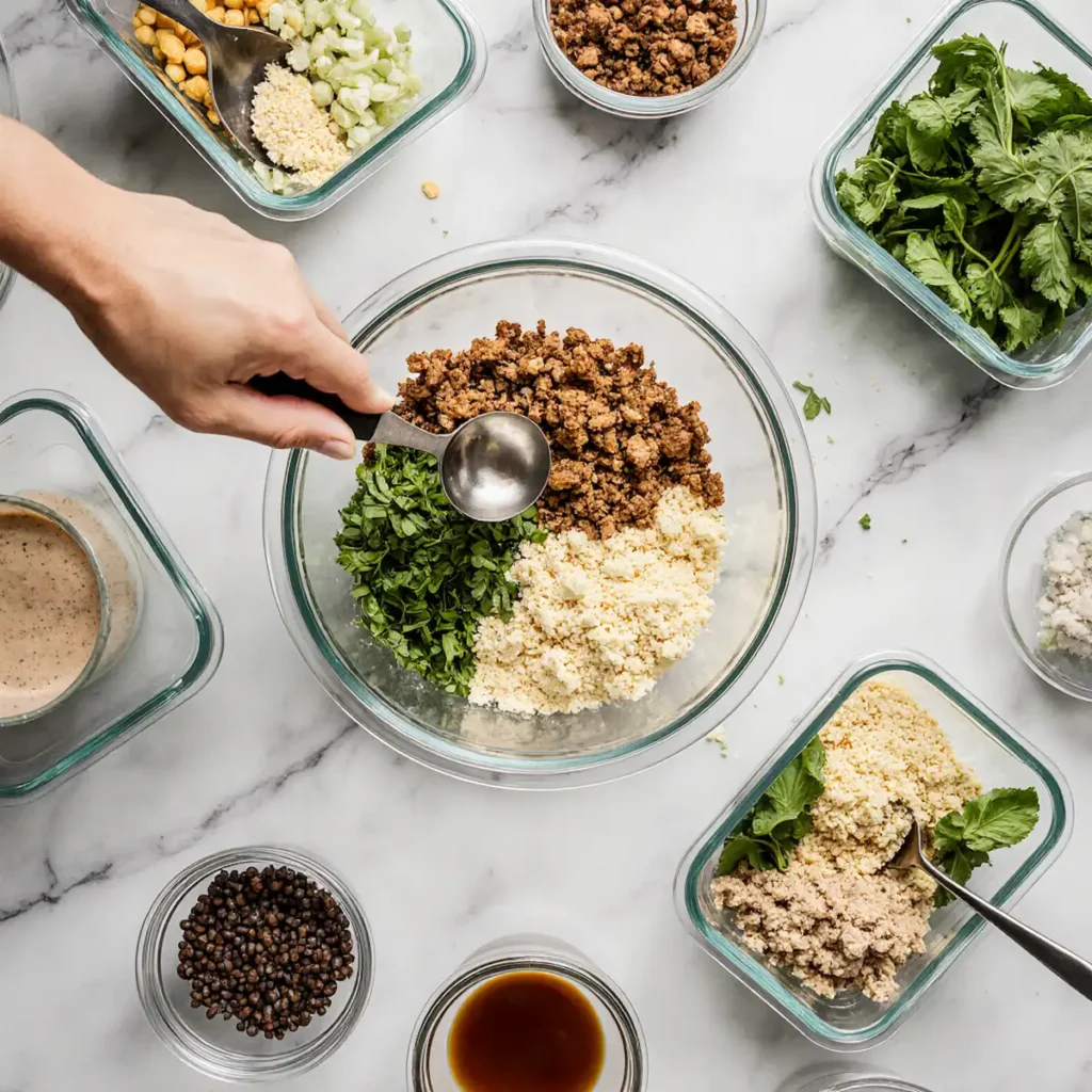 Prizmatem Bowl in clean meal prep containers for detox plan