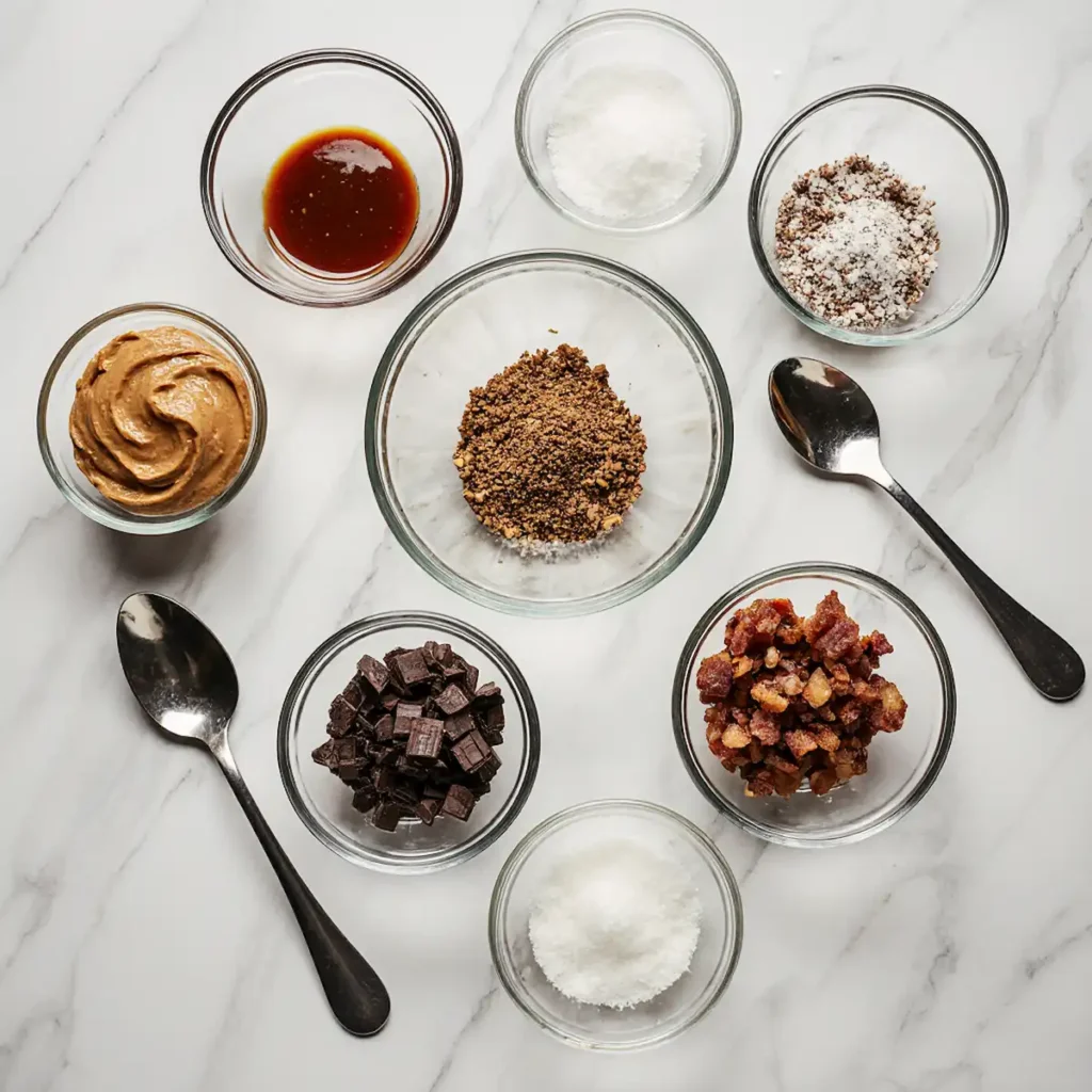 Swalty recipe ingredients prepared in a modern kitchen