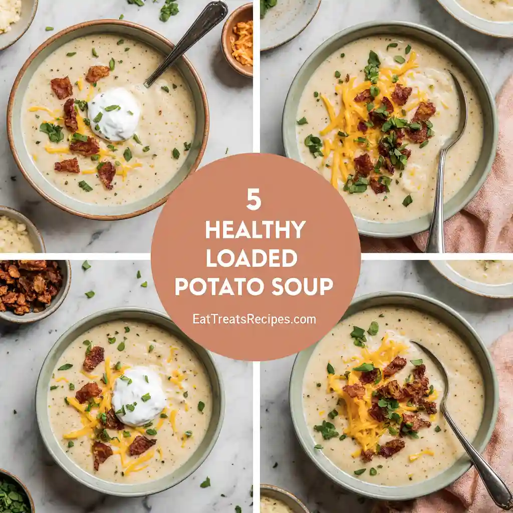 5 Healthy Loaded Potato Soup