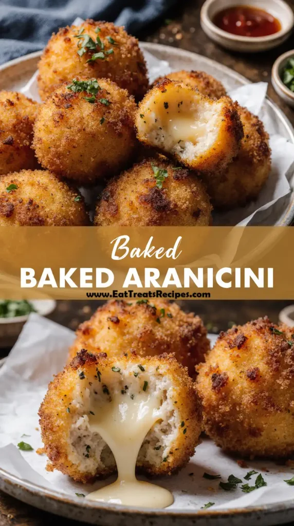 Baked Arancini balls