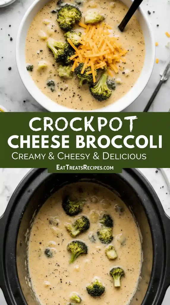 Crockpot Cheese Broccoli Soup
