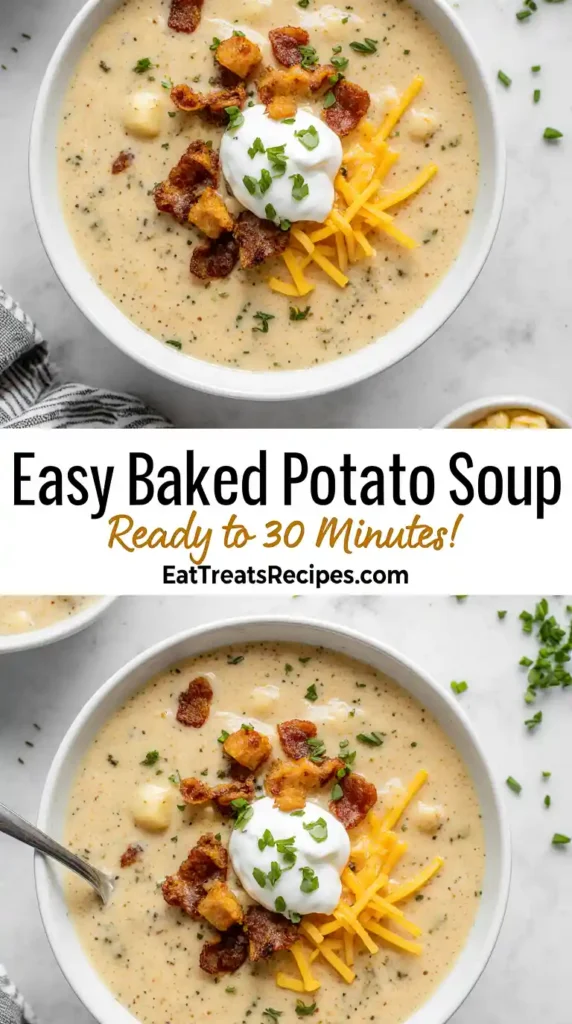 Healthy Loaded Potato Soup