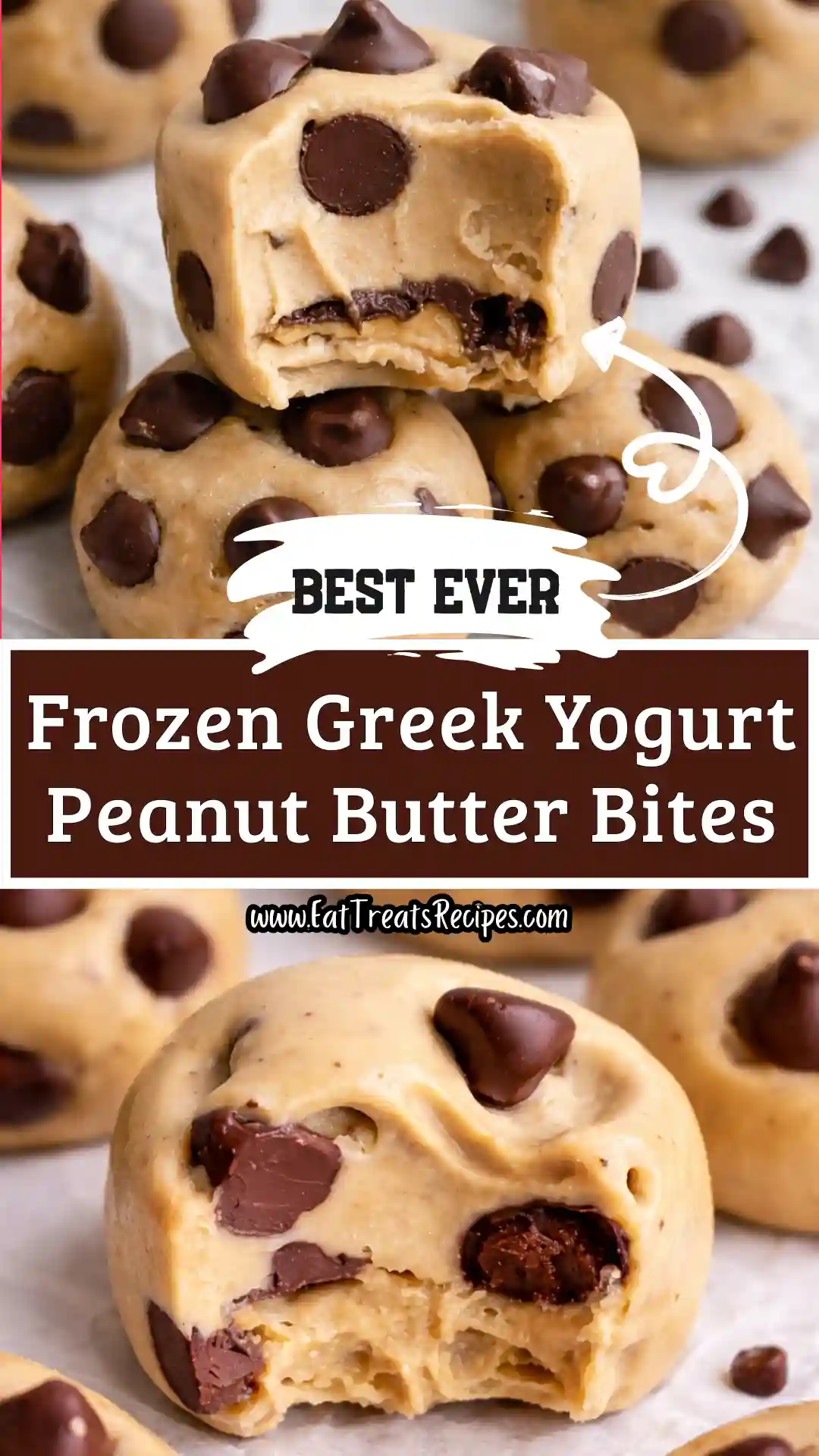 Snack time: High Protein Frozen yogurt bites ready for grabbing