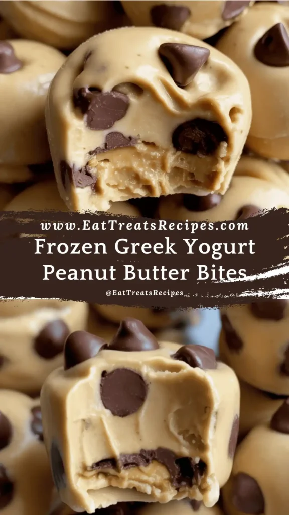 Freezer bag of Frozen Greek Yogurt Peanut Butter Bites