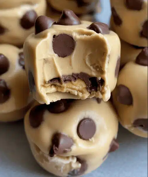 Freezer bag of Frozen Greek Yogurt Peanut Butter Bites