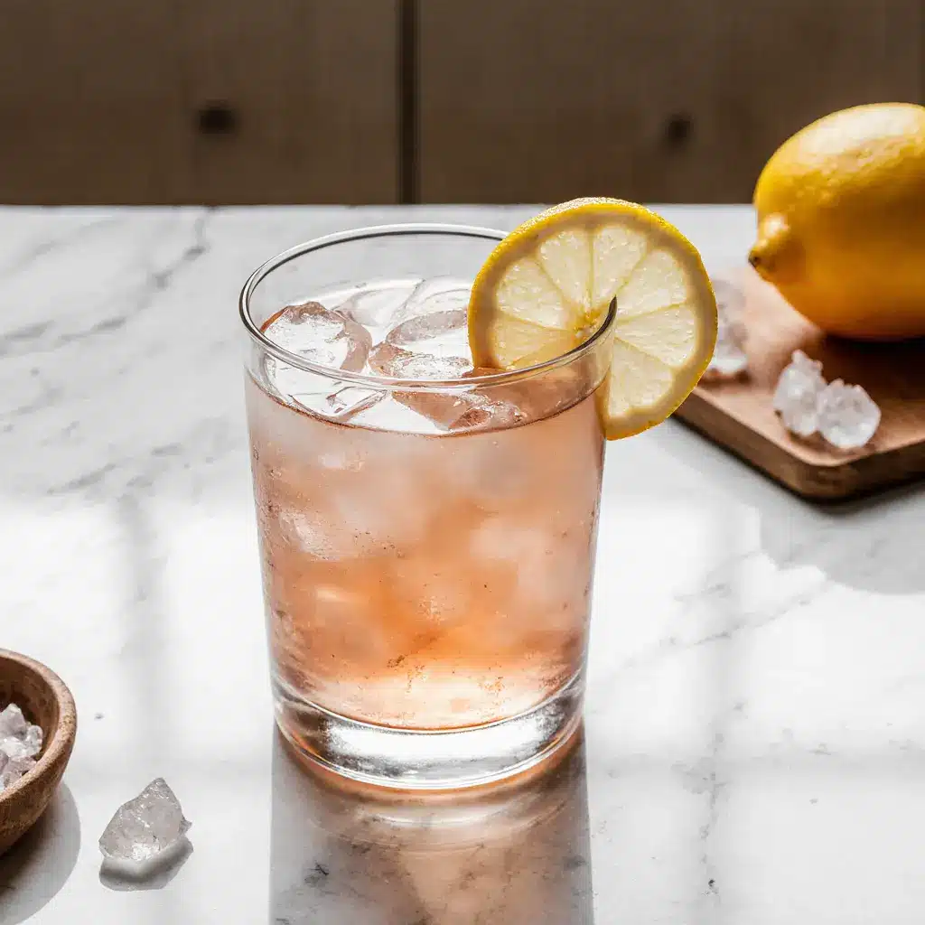Himalayan pink salt detox drink with lemon