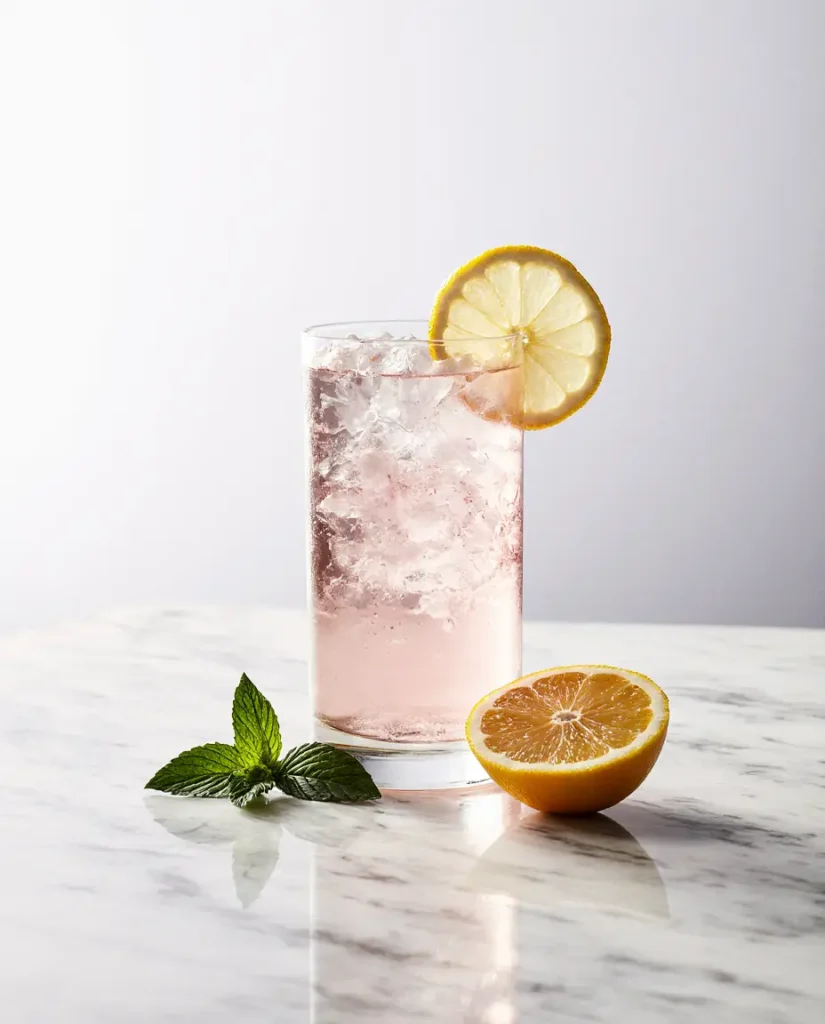 Macro of Himalayan salt crystals and condensation