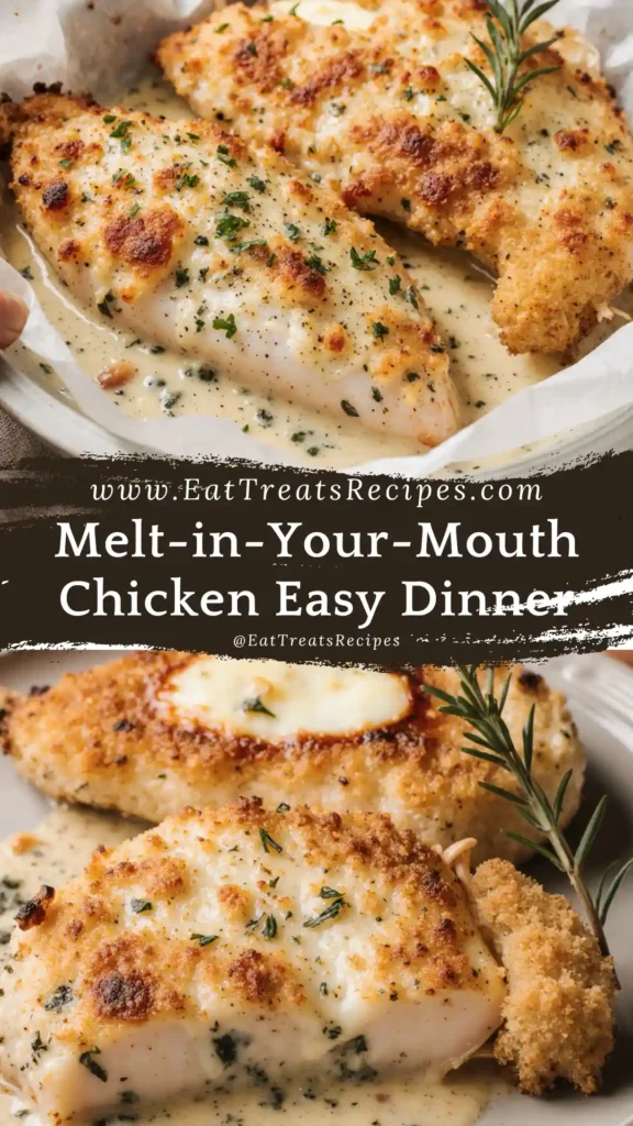 Close-up of sliced Melt-in-Your-Mouth Chicken showing juicy interior