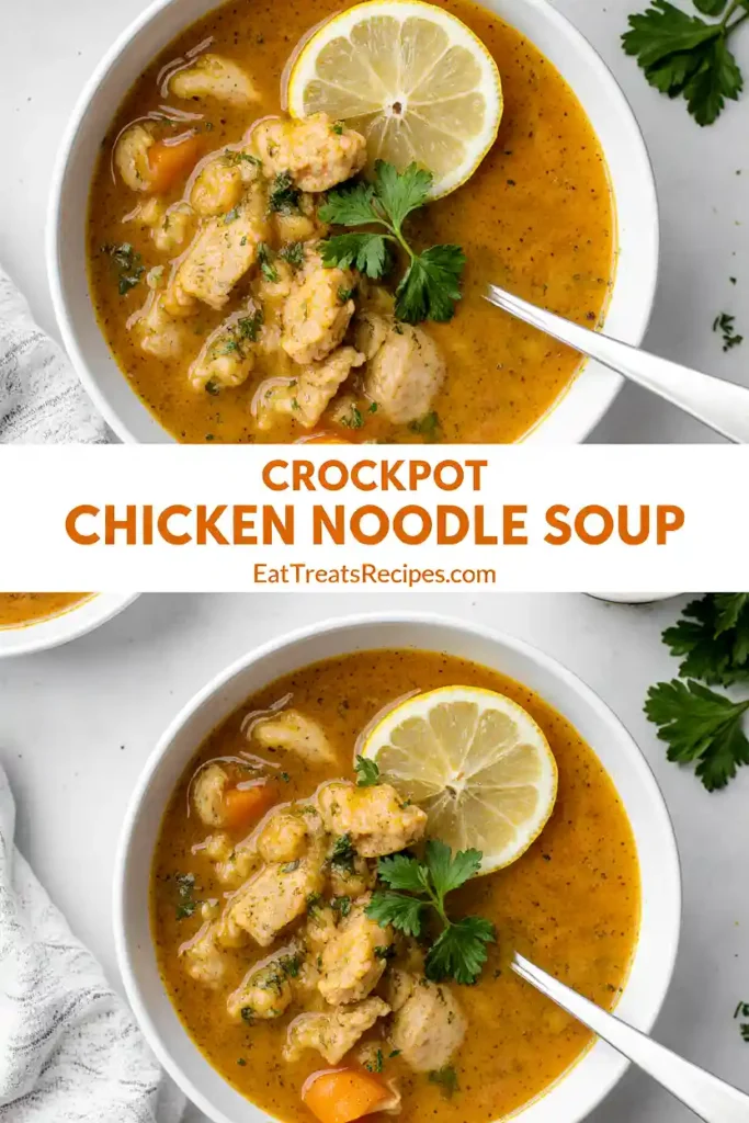 crockpot chicken noodle soup