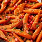 Maple Dijon roasted apples and carrots