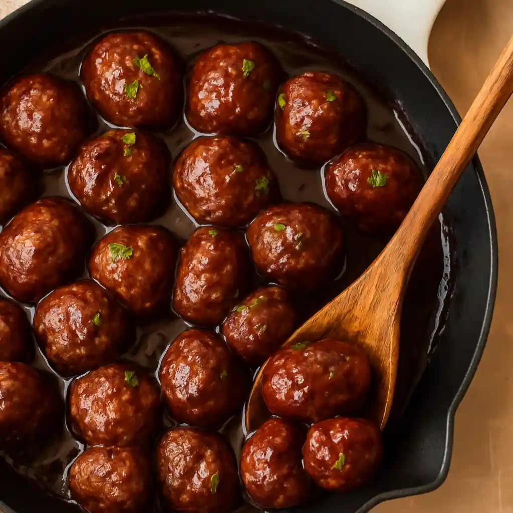 Christmas cranberry meatballs