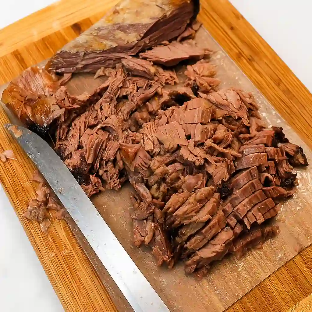 Roast beef and cheddar melt sandwich