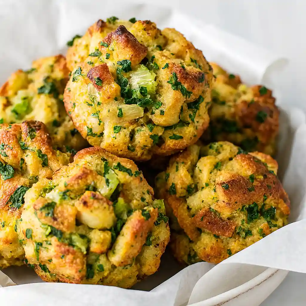 Hero shot of Thanksgiving Stuffing Balls