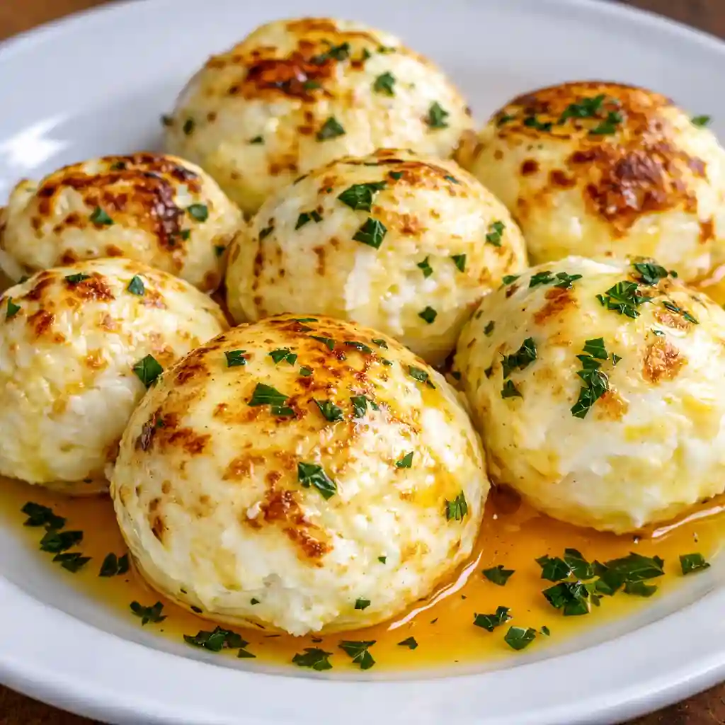 Cottage Cheese Egg Bites served warm on white marble, fluffy and high protein