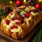 Pull-Apart Bread with Cranberry & Brie holiday appetizer