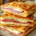 Italian sandwich bites baked golden with melted cheese