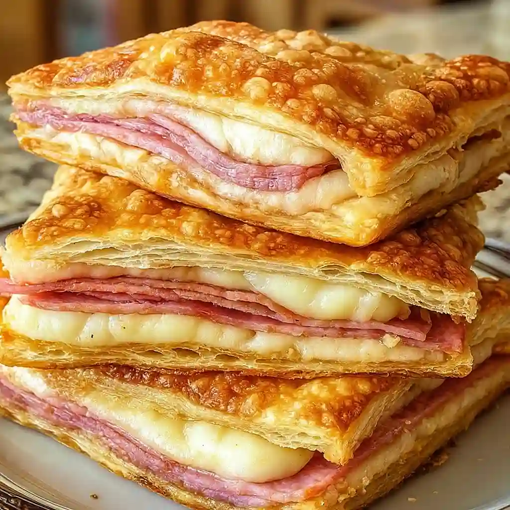 Italian sandwich bites baked golden with melted cheese