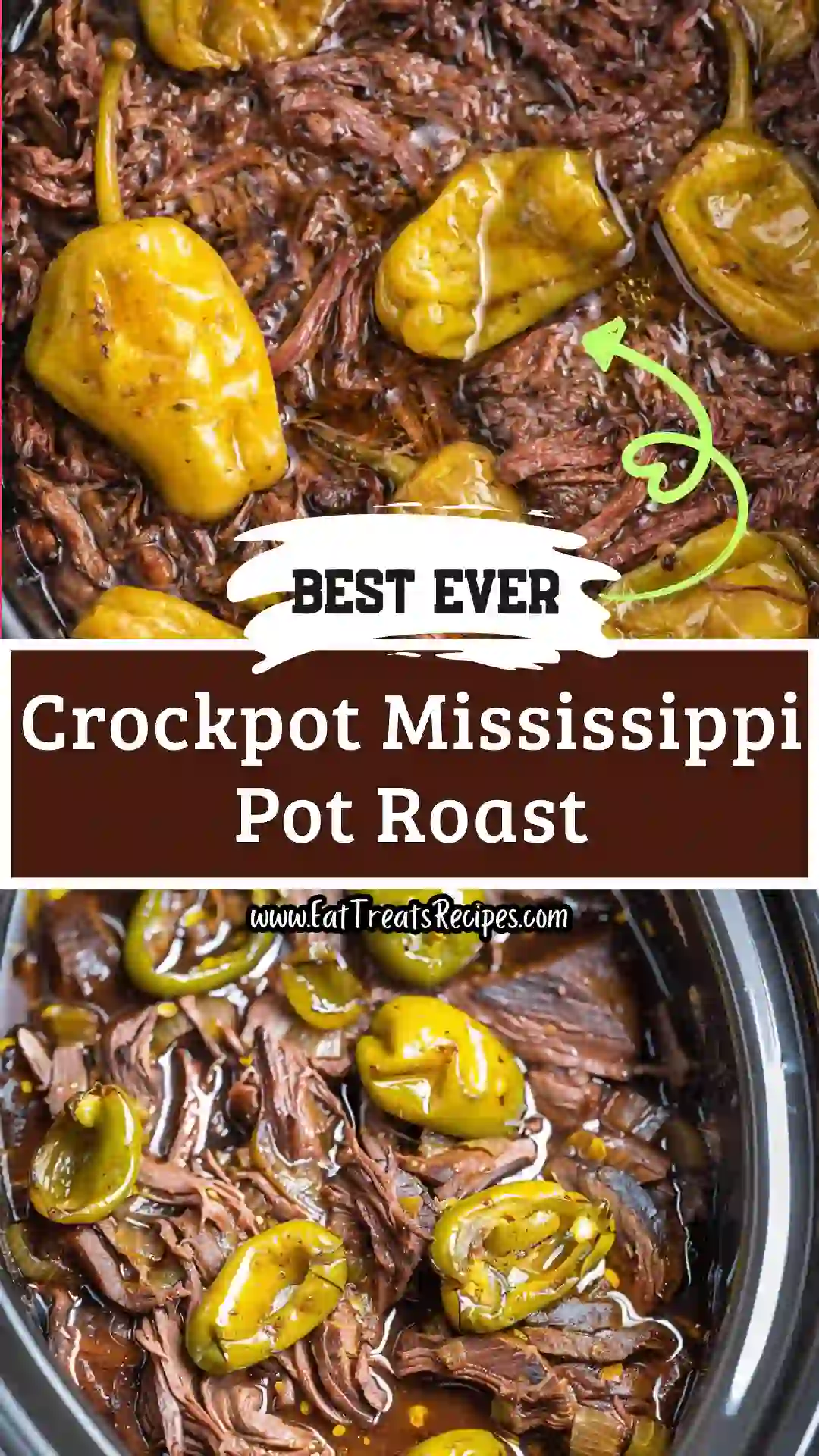 Cozy Crockpot Mississippi Pot Roast Recipe served fall-apart tender