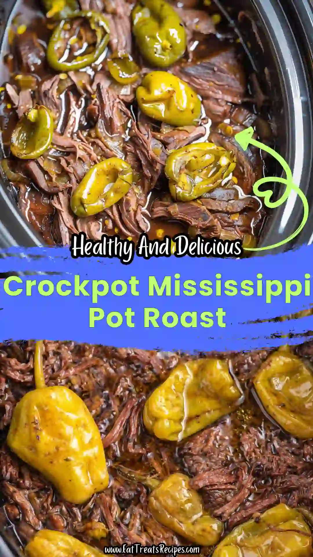 Cozy Crockpot Mississippi Pot Roast Recipe served fall-apart tender