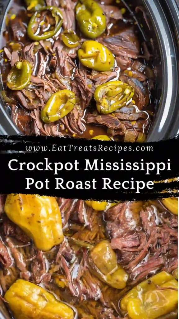 Cozy Crockpot Mississippi Pot Roast Recipe served fall-apart tender