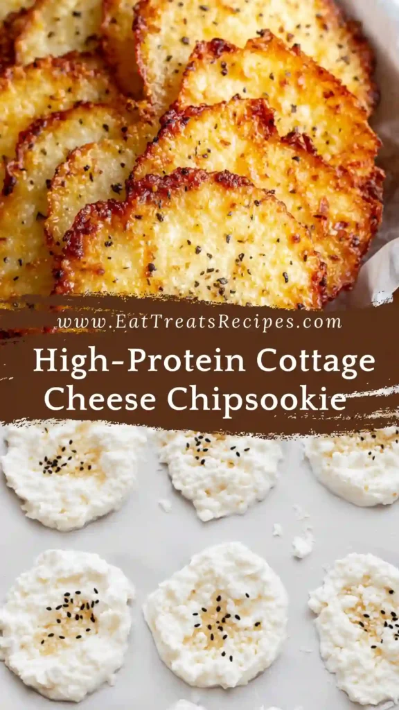 High-Protein Cottage Cheese Chips crispy and golden on a plate