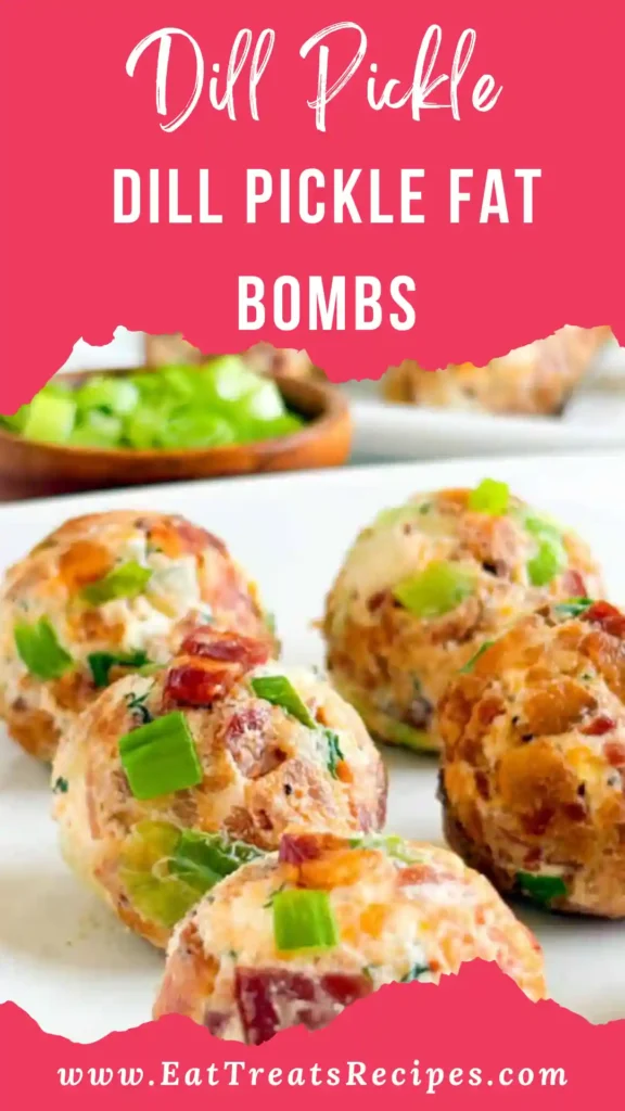 dill pickle fat bombs stored in airtight meal prep container keto snack storage