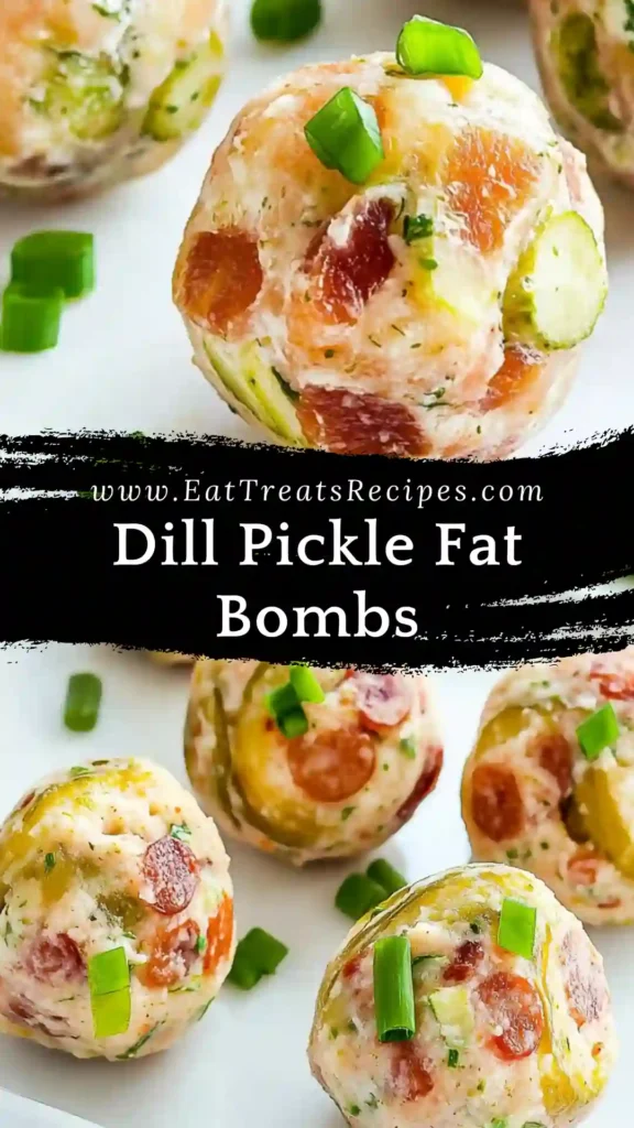 dill pickle fat bombs stored in airtight meal prep container keto snack storage