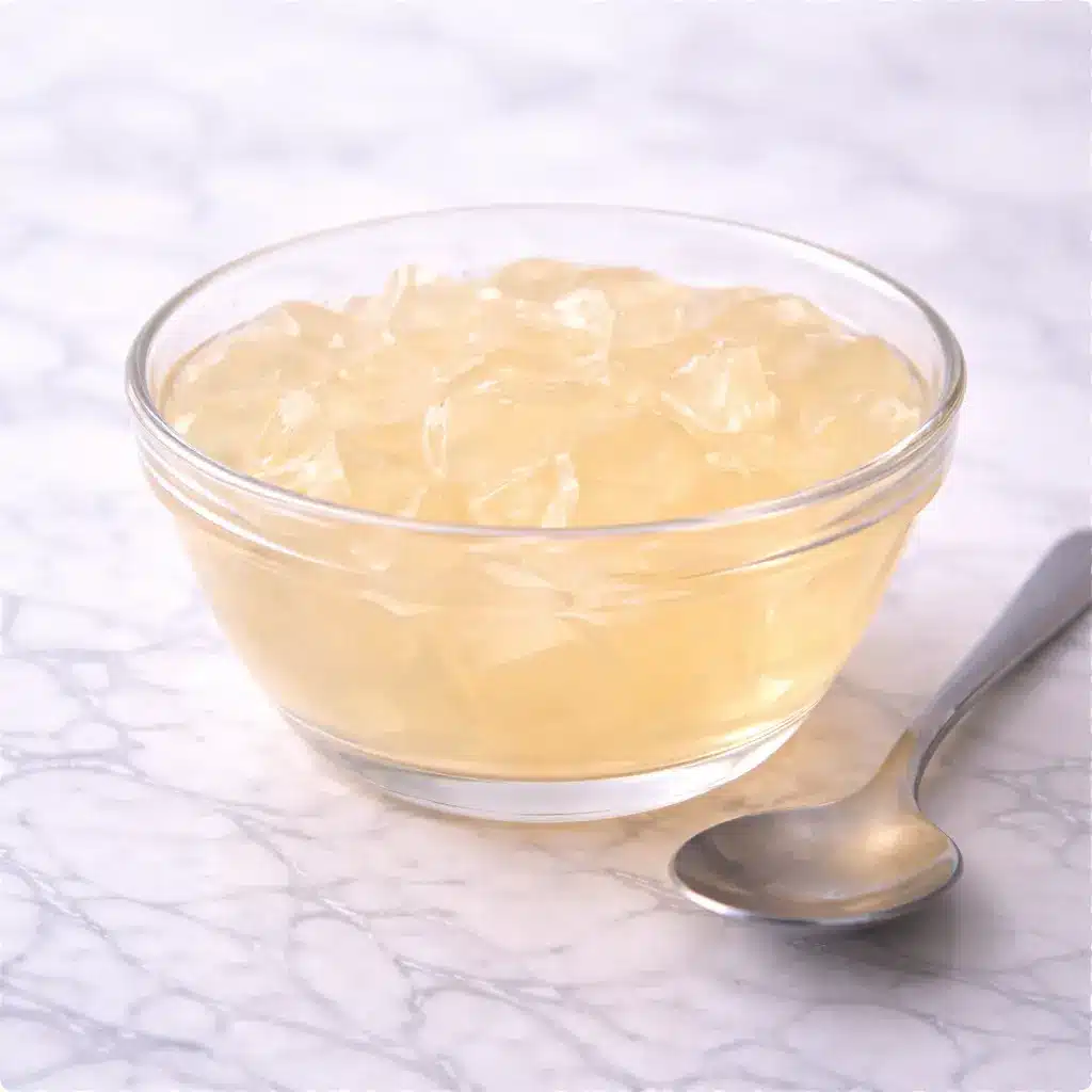 Jillian Michaels Gelatin Recipe served warm in glass mug