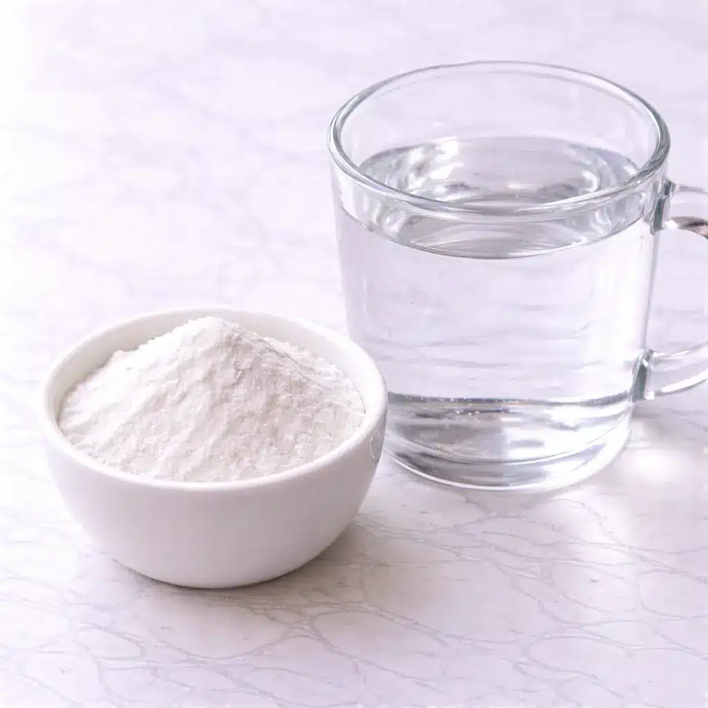 Dr Oz Baking Soda Trick explained with baking soda and glass of water