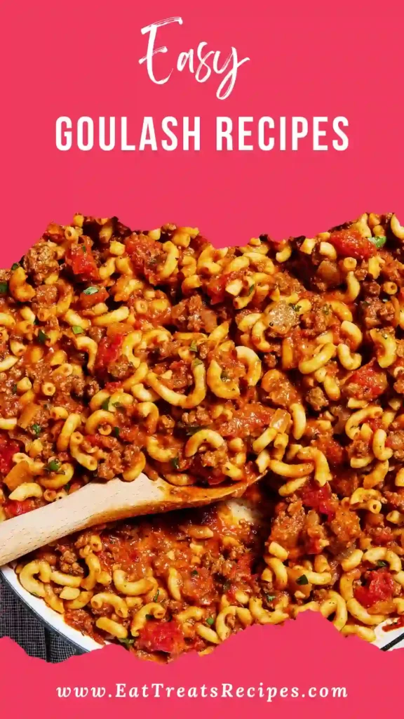 Easy goulash recipes with ground beef and tomato sauce