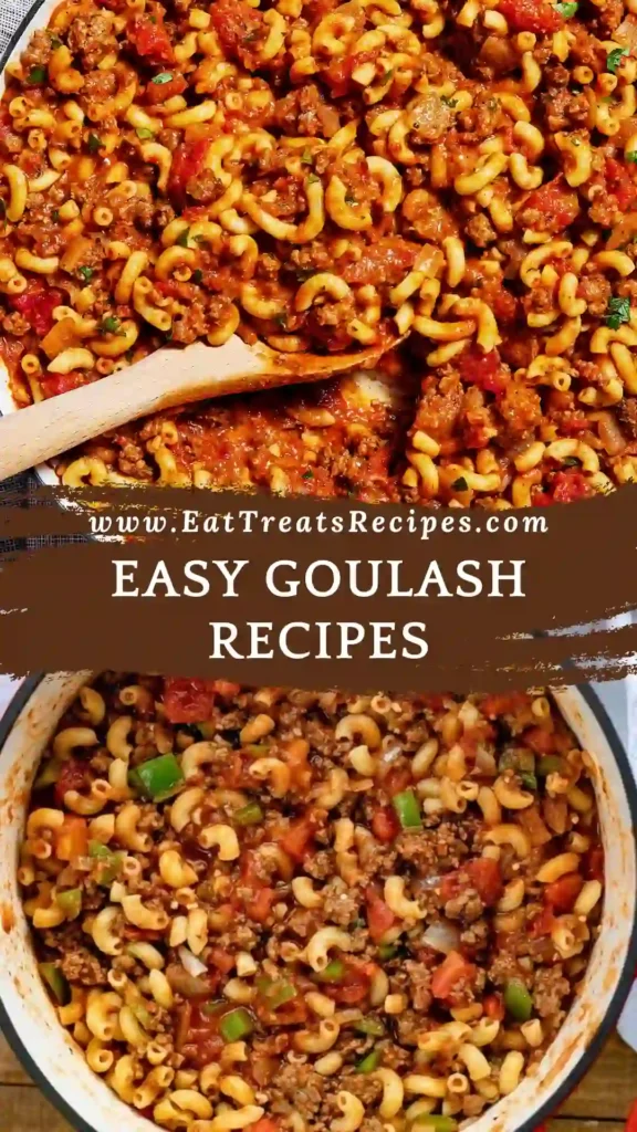 Easy goulash recipes with ground beef and tomato sauce