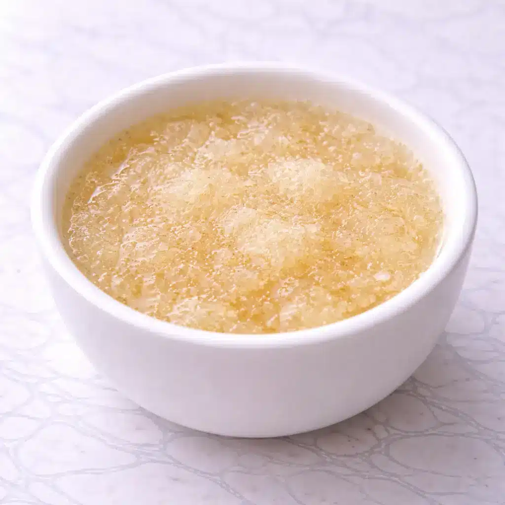 Gelatin Trick Recipe made with lemon and unflavored gelatin