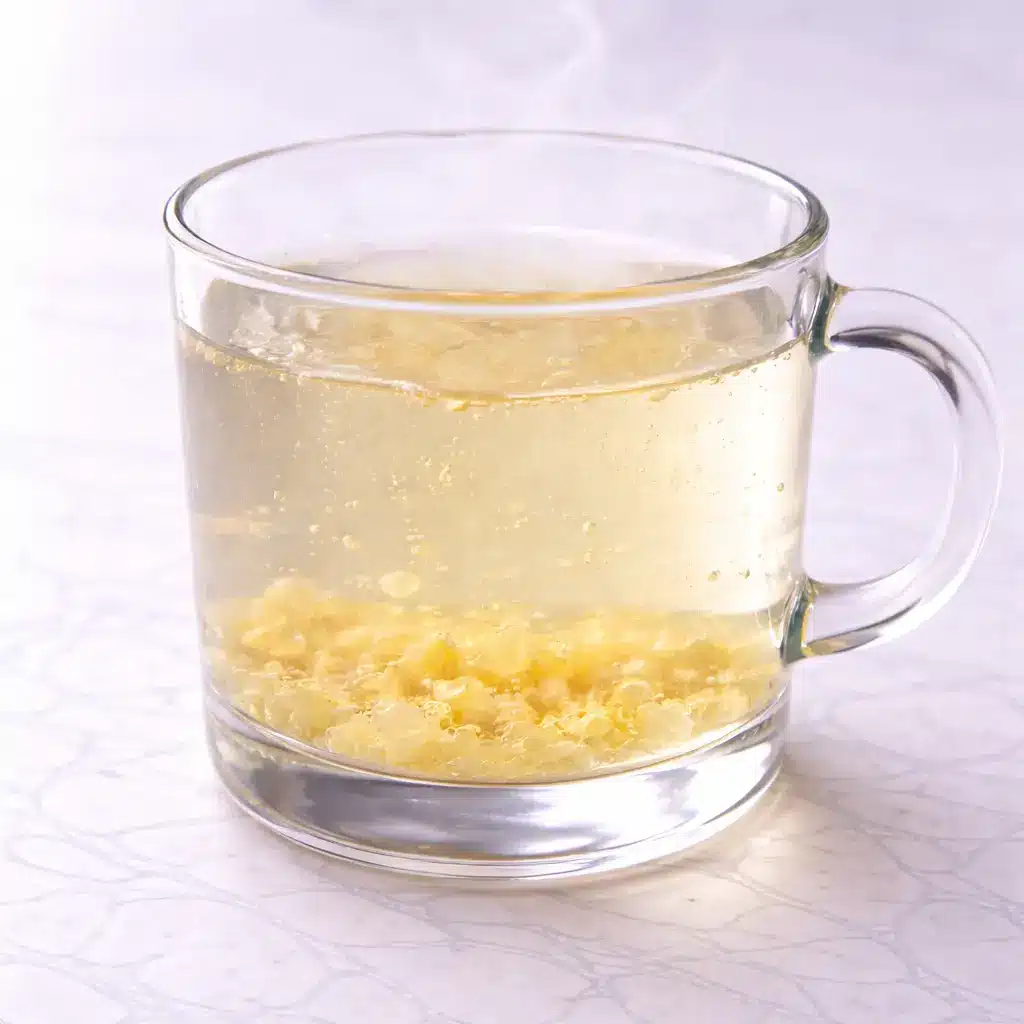 Gelatin Trick Recipe made with lemon and unflavored gelatin