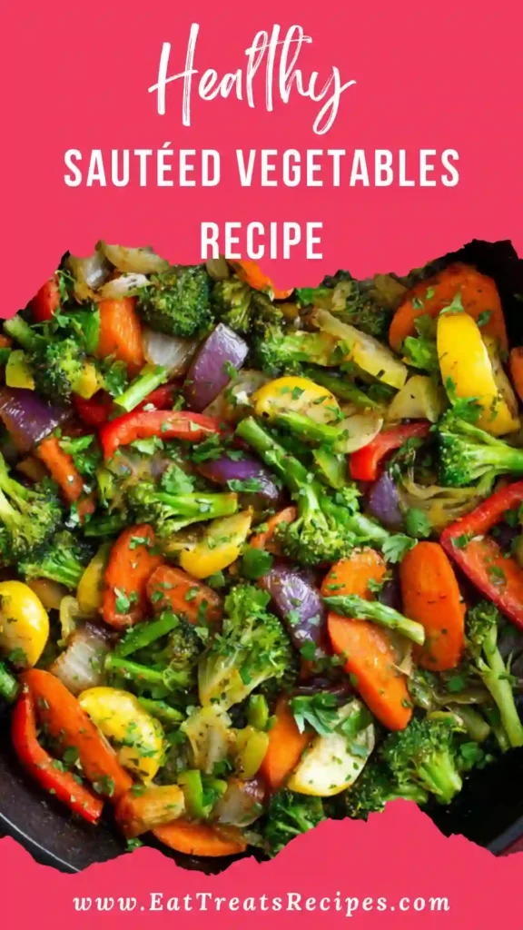 Healthy sautéed vegetables in a skillet