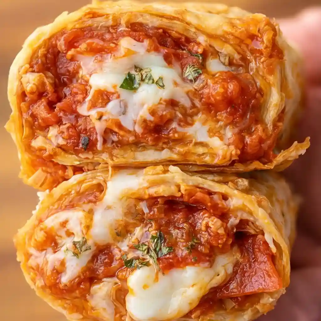 HIGH PROTEIN Pepperoni Pizza Rolls fresh and cheesy