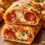 HIGH PROTEIN Pepperoni Pizza Rolls fresh and cheesy