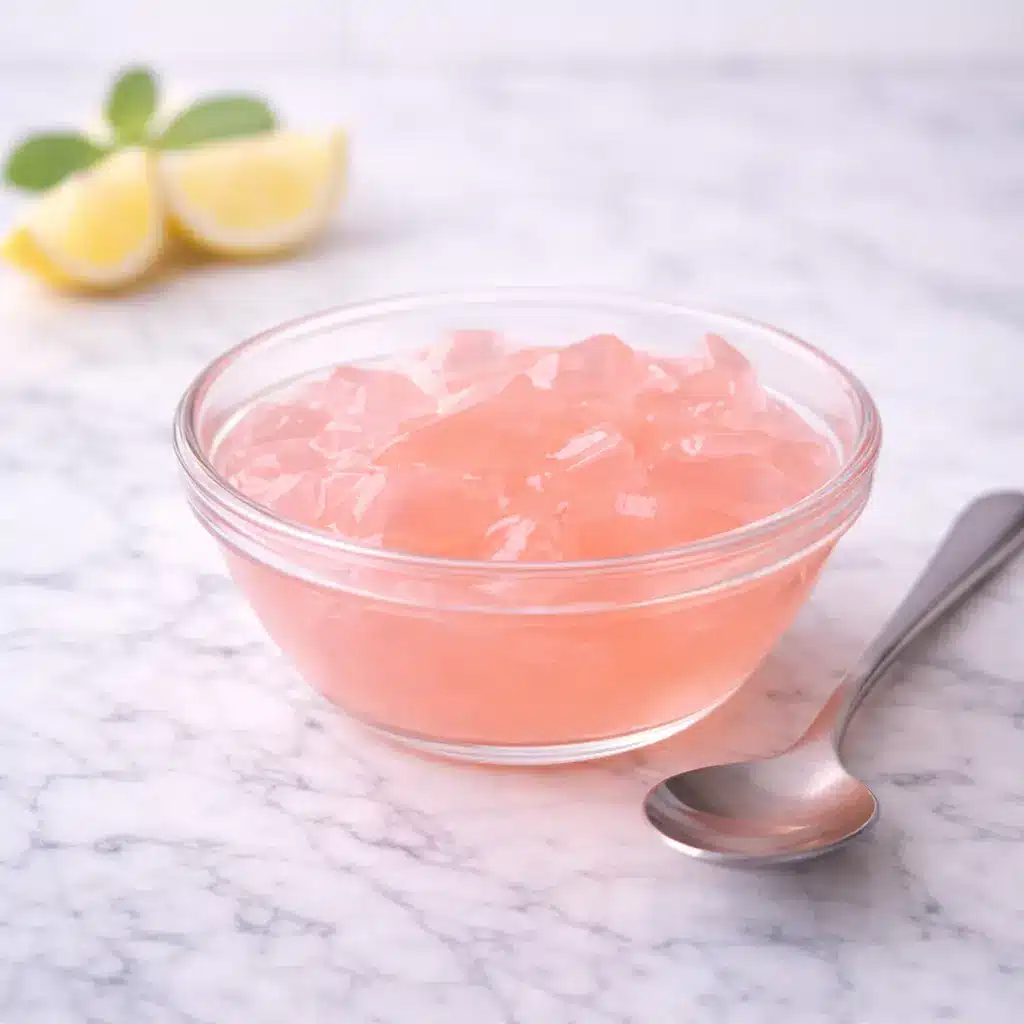 Jello Weight Loss Recipe pink gelatin drink