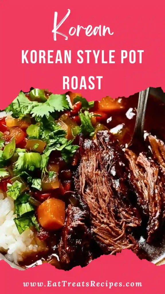 Korean style pot roast with gochujang sauce