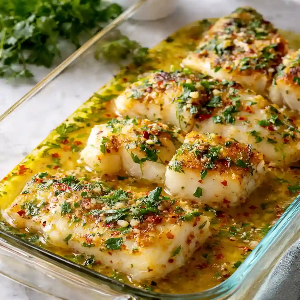 Gluten-Free Mediterranean Baked Cod With Lemon And Garlic