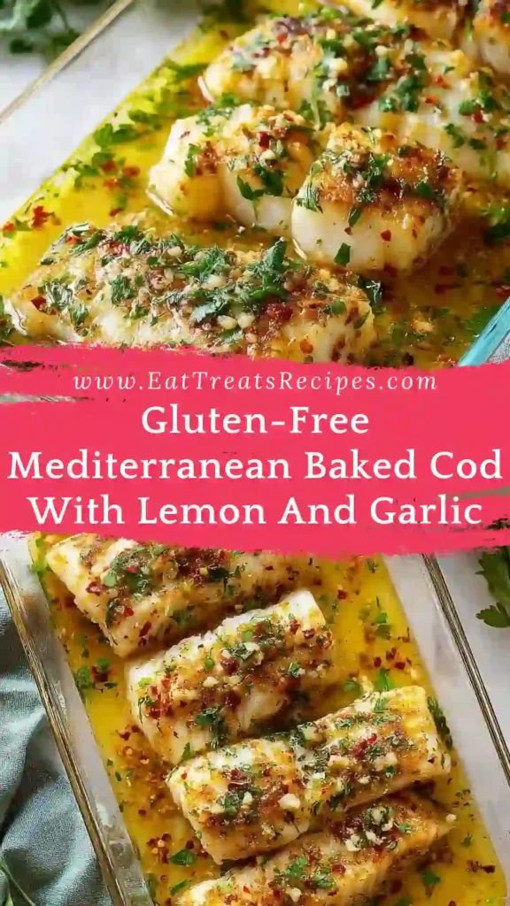 Gluten-Free Mediterranean Baked Cod With Lemon And Garlic